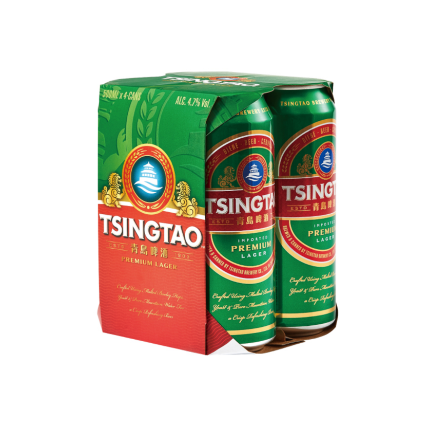 칭따오 500ml 4캔