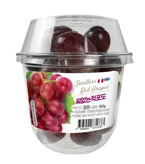 페루)씨없는적포도(180G/컵)