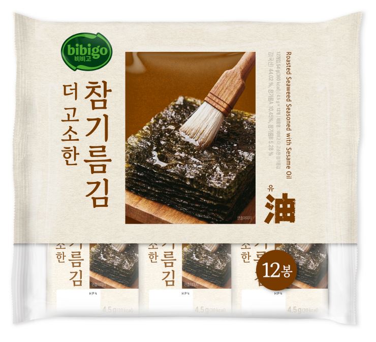 CJ)비비고직화참기름김(12봉)