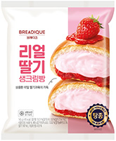 브레디크)리얼딸기생크림빵