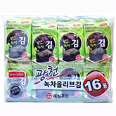 선우)광천녹차올리브김(16봉)