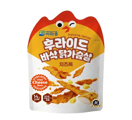아라움)바삭닭가슴살치즈톡35G