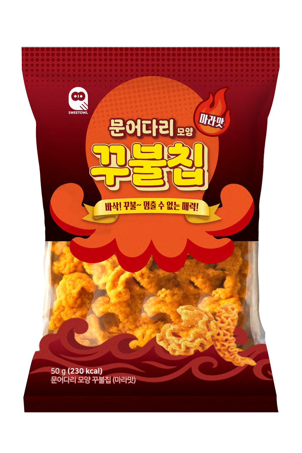 DS)문어다리모양꾸불칩마라맛50G