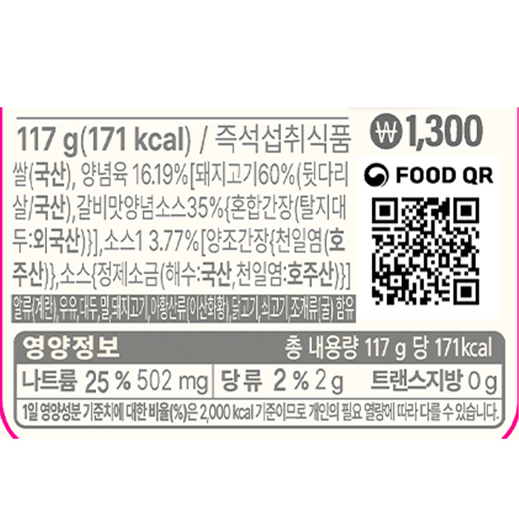 상품 정보 제공 고시